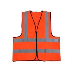 Colete Refletivo c/ Zíper s/ bolso