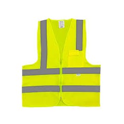 Colete Refletivo c/ Zíper s/ bolso