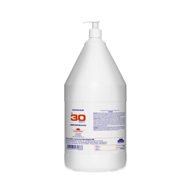 Protetor Solar FPS 30 Bombona 4kg