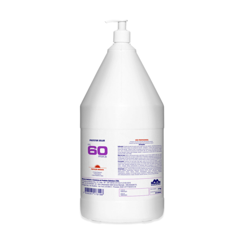 Protetor solar 60 4 KG