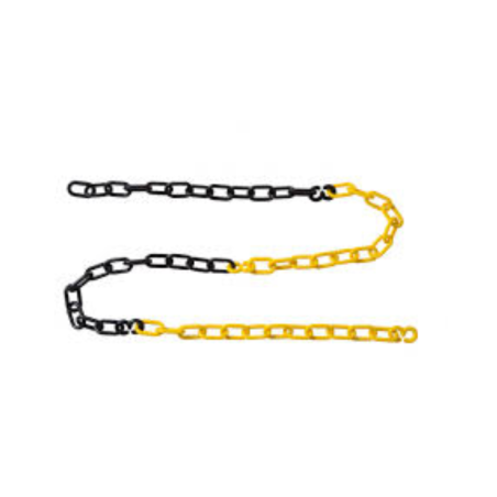 CORRENTE ELO 6MM PRETO/AMARELO